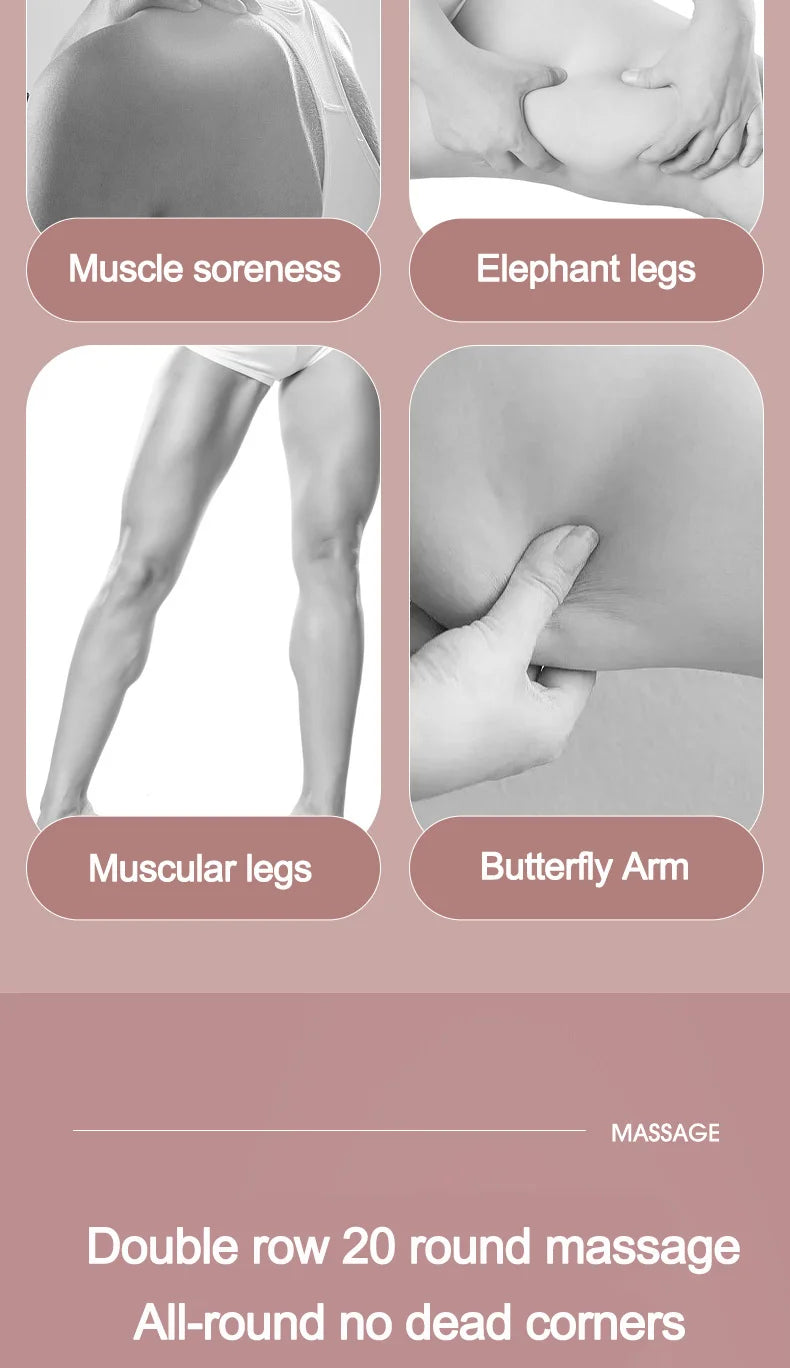 Leg massager ring clamp leg roller slimming leg artifact relaxation and unblocking roller double massage to relieve soreness.