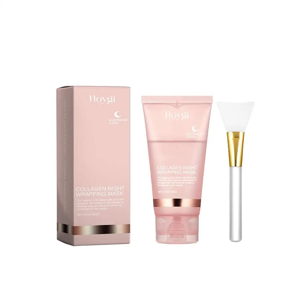 Hydrolyzed Collagen Overnight Peel-Off Face Mask – Anti-Aging, Hydrating & Firming Treatment for Glowing Skin