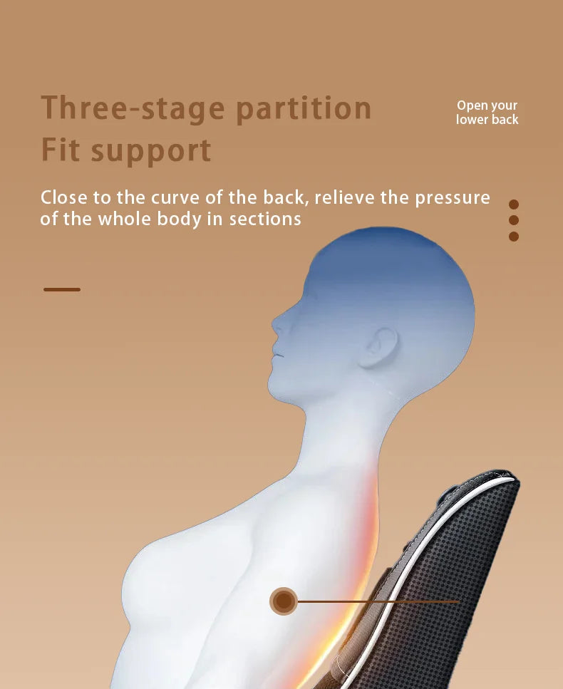 Shiatsu Neck & Back Massager with Heat & Airbag Traction – Deep Kneading Pain Relief.