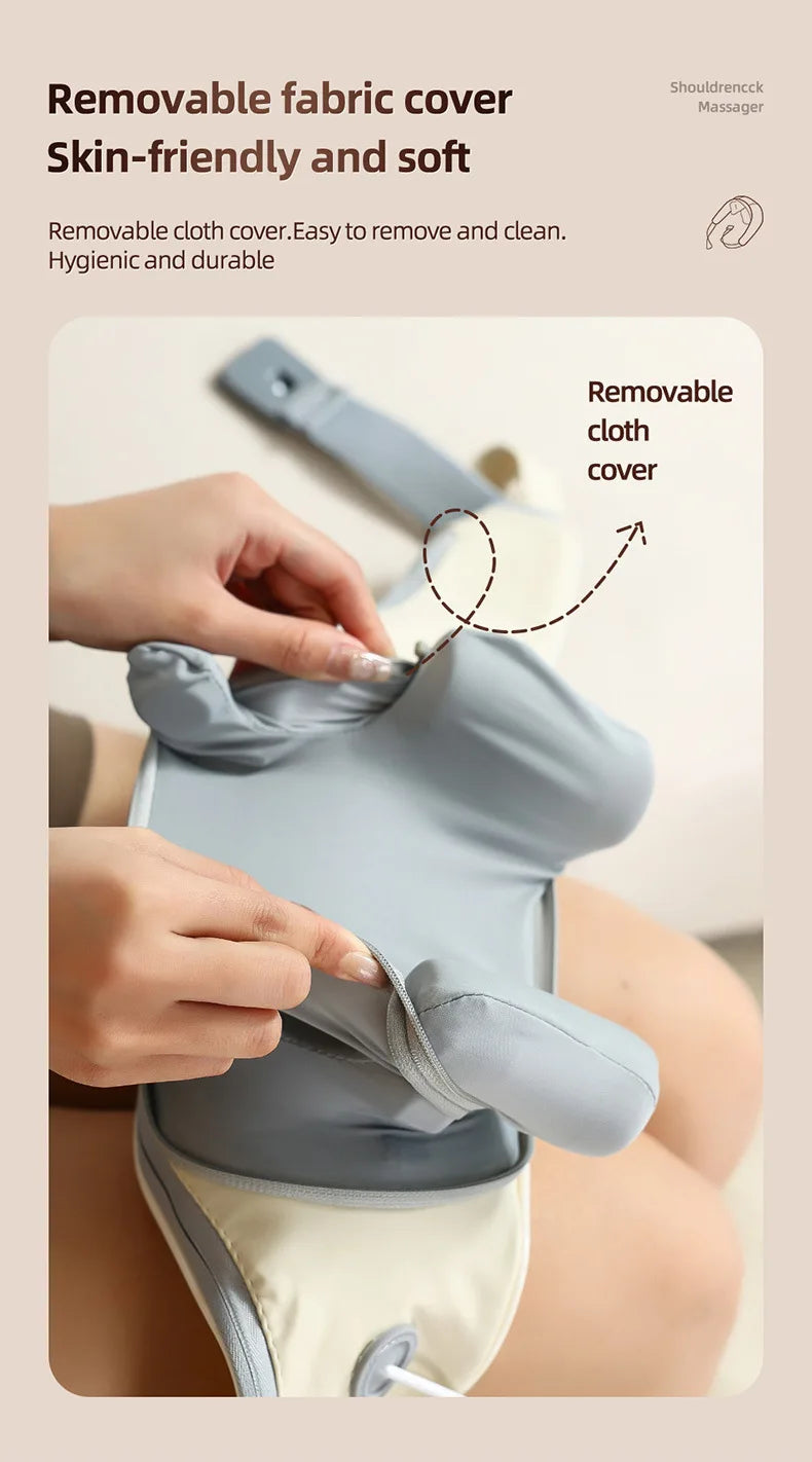 Cordless Shiatsu Neck & Shoulder Massager with Heat