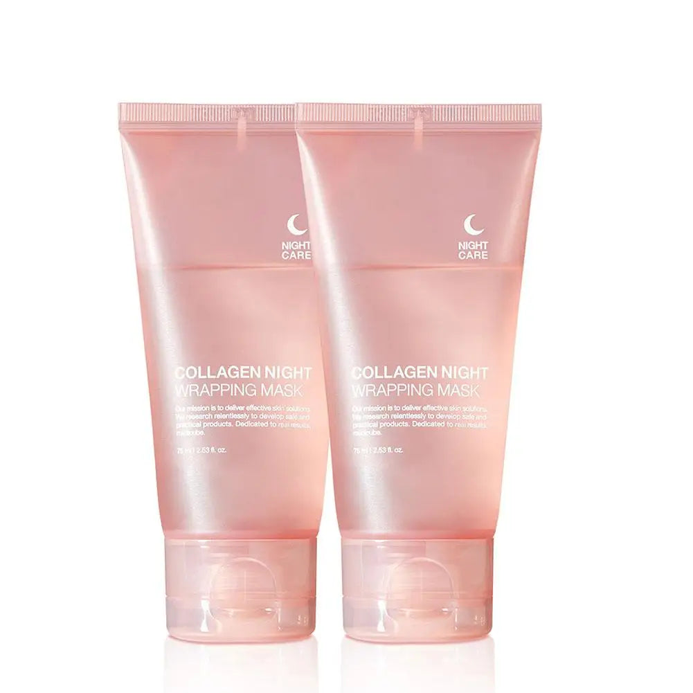 Hydrolyzed Collagen Overnight Peel-Off Face Mask – Anti-Aging, Hydrating & Firming Treatment for Glowing Skin.