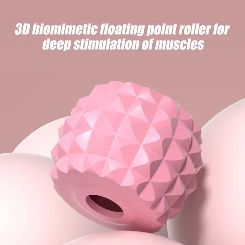Leg massager ring clamp leg roller slimming leg artifact relaxation and unblocking roller double massage to relieve soreness.