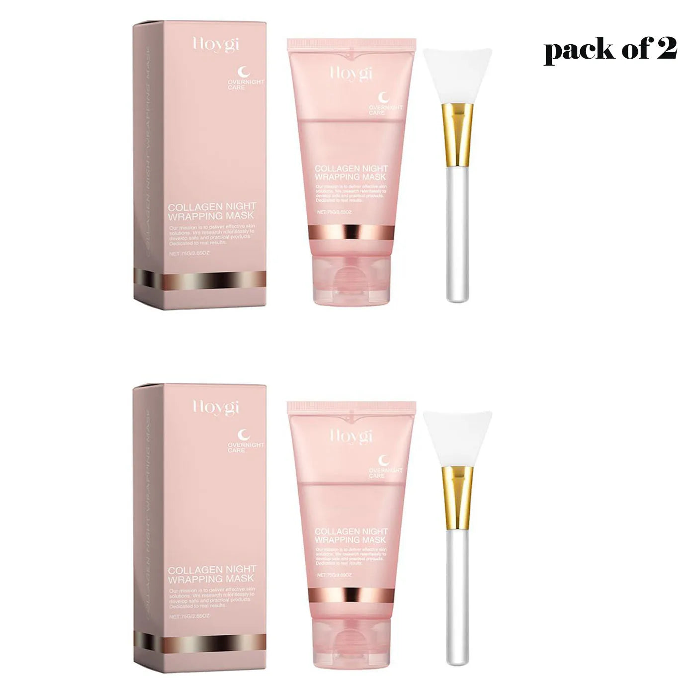Hydrolyzed Collagen Overnight Peel-Off Face Mask – Anti-Aging, Hydrating & Firming Treatment for Glowing Skin